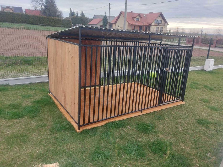 kojec dla psa, buda, klatka, transport, montaż
