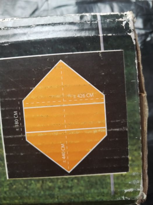 Vela de sombra de jardim/ campismo