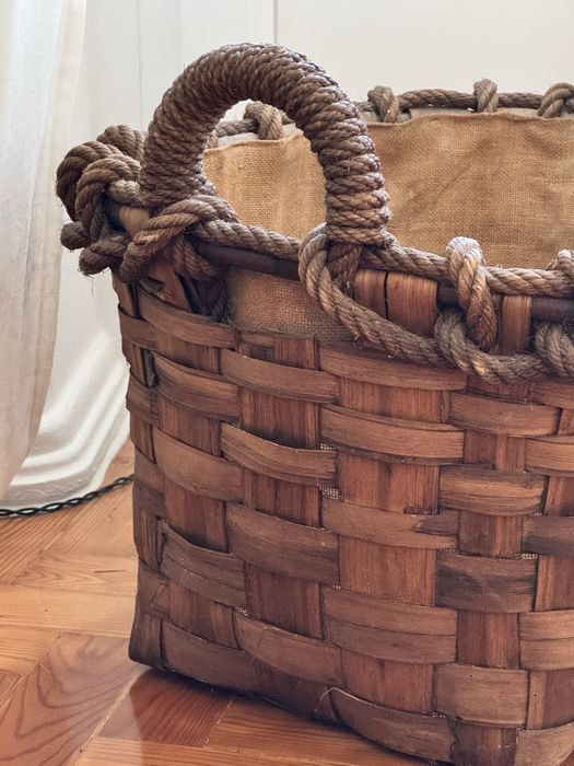 Cesto de vindimas antigo