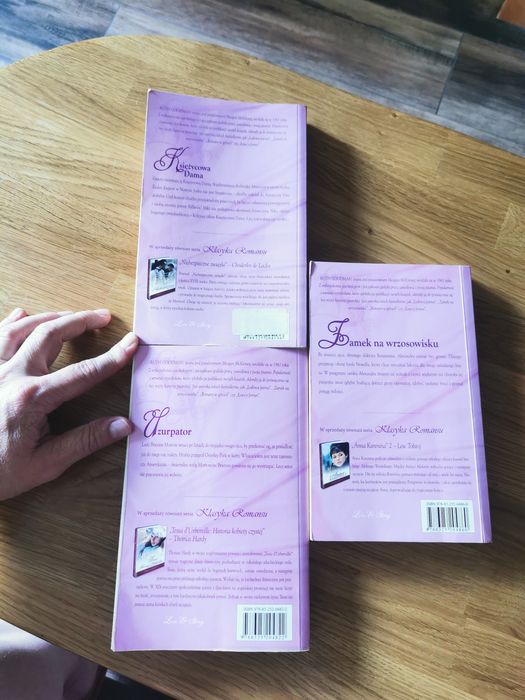 Meagan McKinney Zamek na wrzosowisku, Uzurpator, Księżycowa Dama