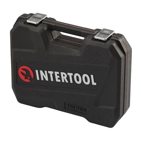 Набір інструментів INTERTOOL ET-9108 1/2″ та 1/4″ 110 одиниць