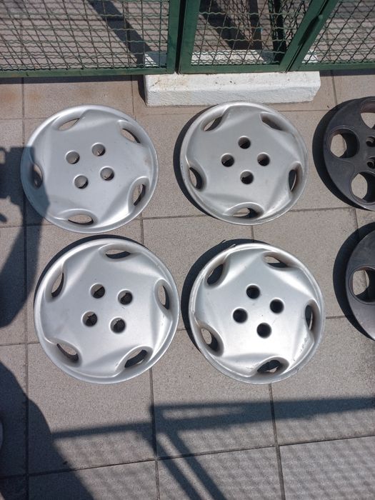 Jogo de 4x tampoes 14 calotas peugeot opel fiat hyundai seat ford citr