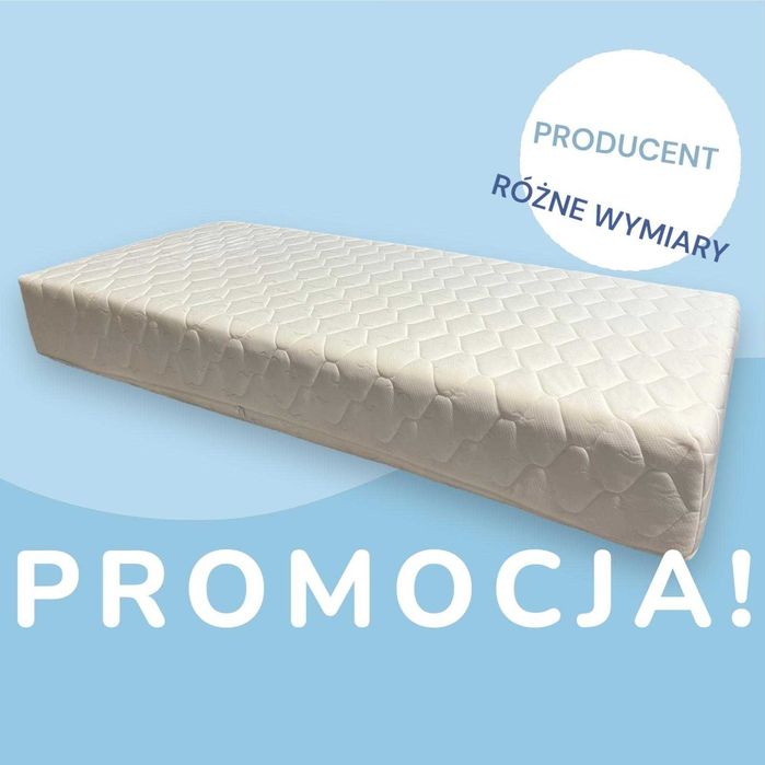 Nowy materac piankowy - PRODUCENT, darmowa dostawa
