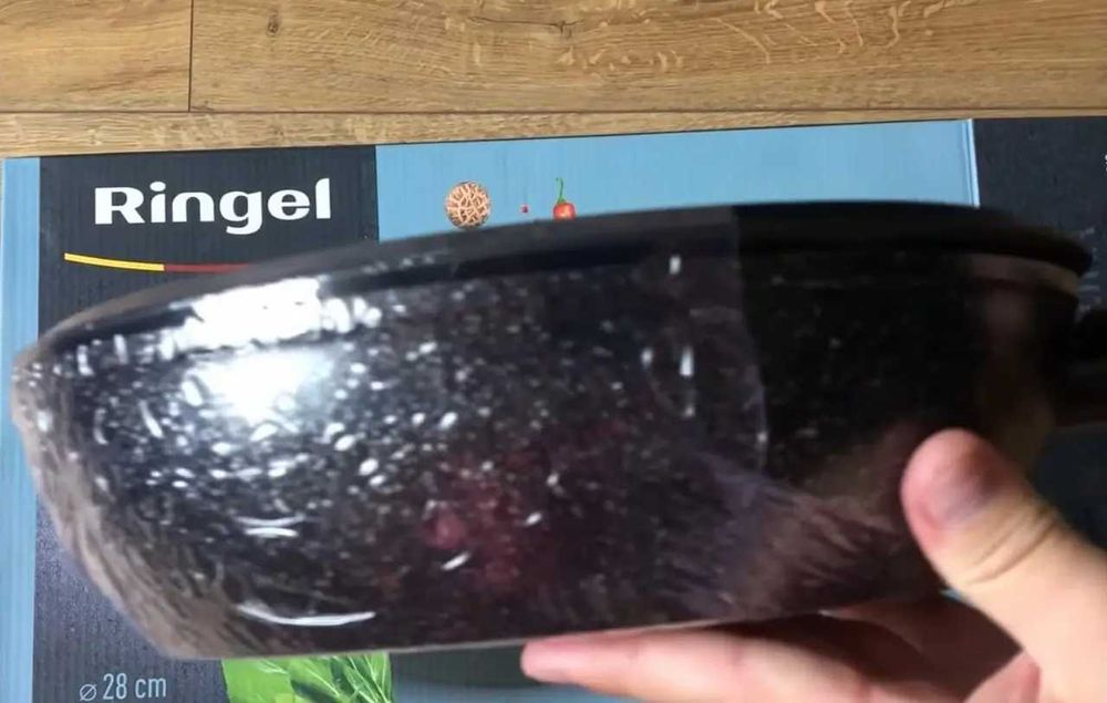 Сковорода 28 см. с крышкой, глубокая RINGEL Zira RG-11006-28h