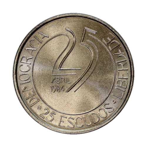 Moedas de 25$00 normais e comemorativas (LOTE) 420 moedas