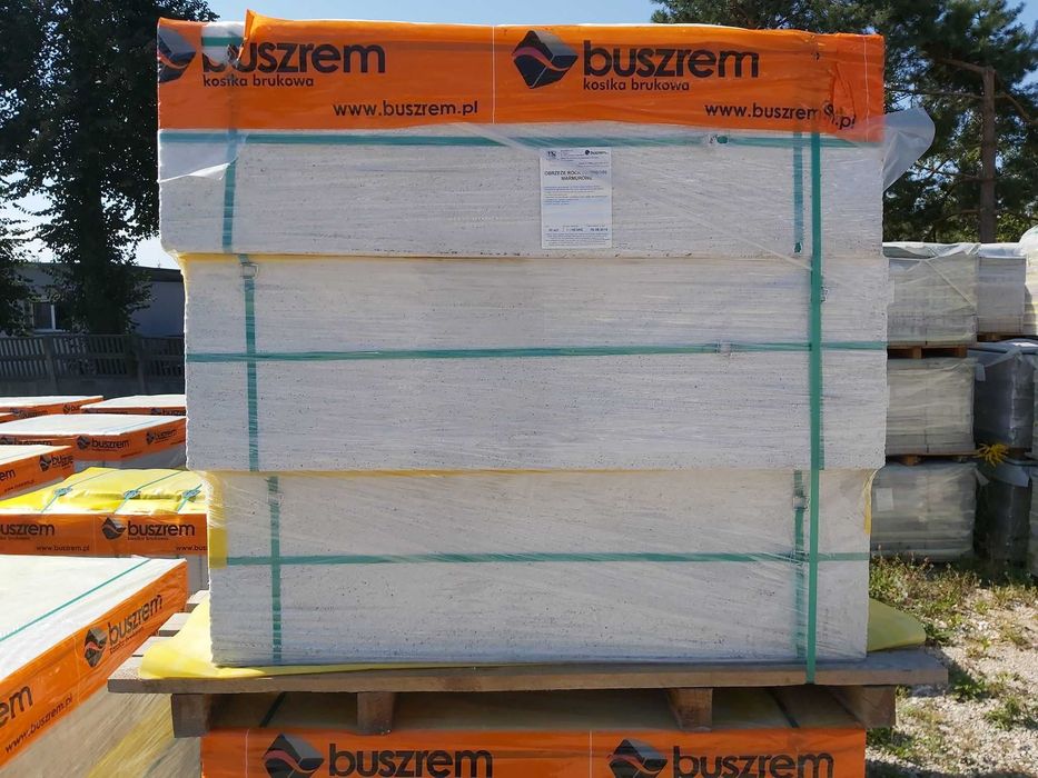 Obrzeże Trawnikowe - Marmur - WYPRZEDAŻ - 25% OUTLET Kostka Brukowa