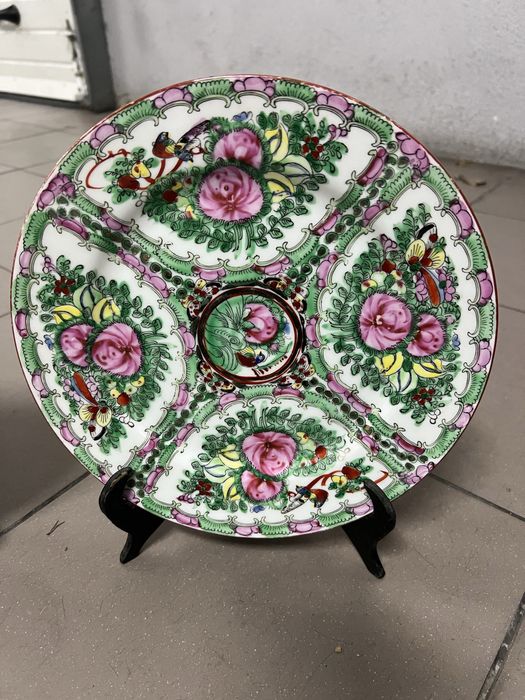 Pratos Antigos Pintados a mao em Macau