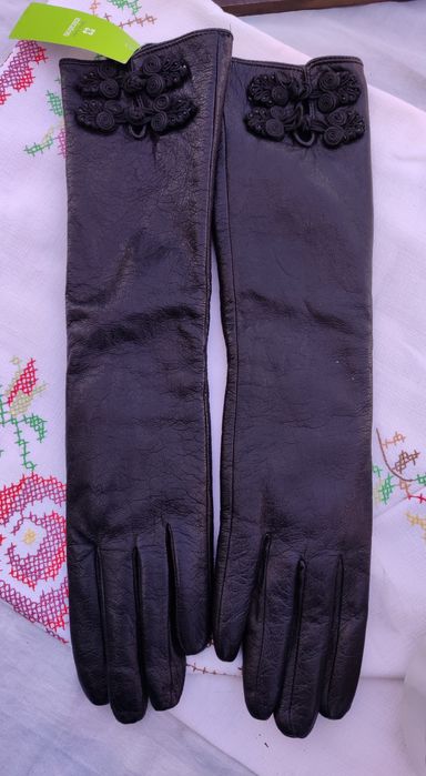 Шкіряний перчатки лайка 7.5 розмір