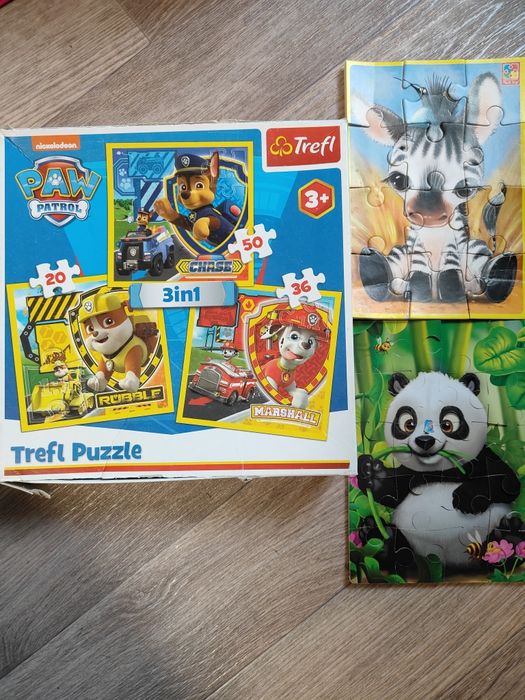 Пазли щенячий патруль, Trefl, м'які пазли, мягкие пазлы, paw patrol
