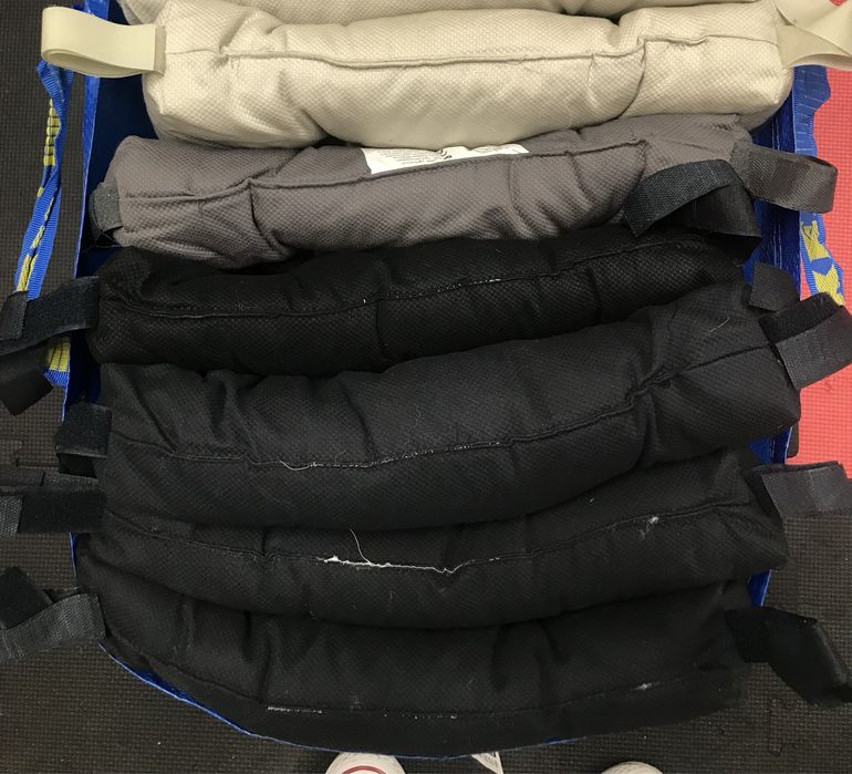 Almofada de cadeira IKEA preta/beje/cinzenta