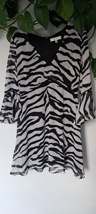 Sukienka w panterkę