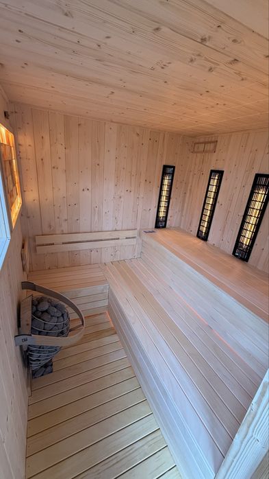 Sauna ogrodowa z montażem