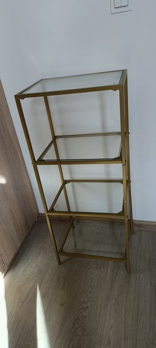 Konsola szklane półki