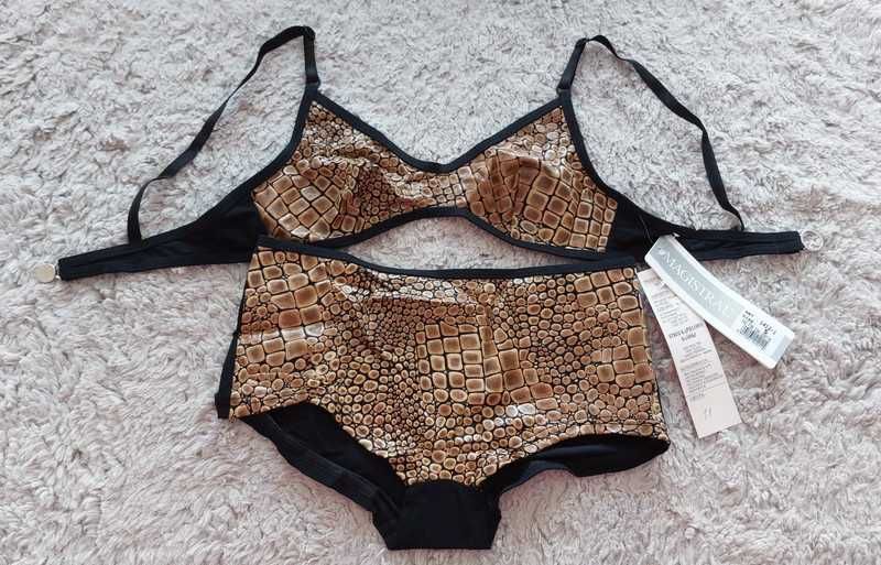 Dwuczęściowy kostium Magistral S wężową skórka