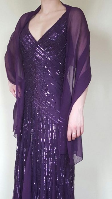 Elegancka wieczorowa sukienka Niente Van Graaf rozm 38