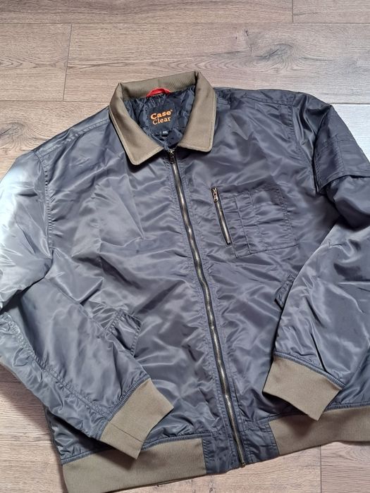 Чоловіча демісезонна куртка-бомбер Case Clear — Батал (6XL)