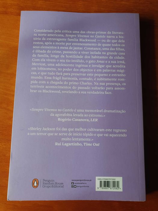Sempre Vivemos no Castelo - Shirley Jackson (portes incluídos)