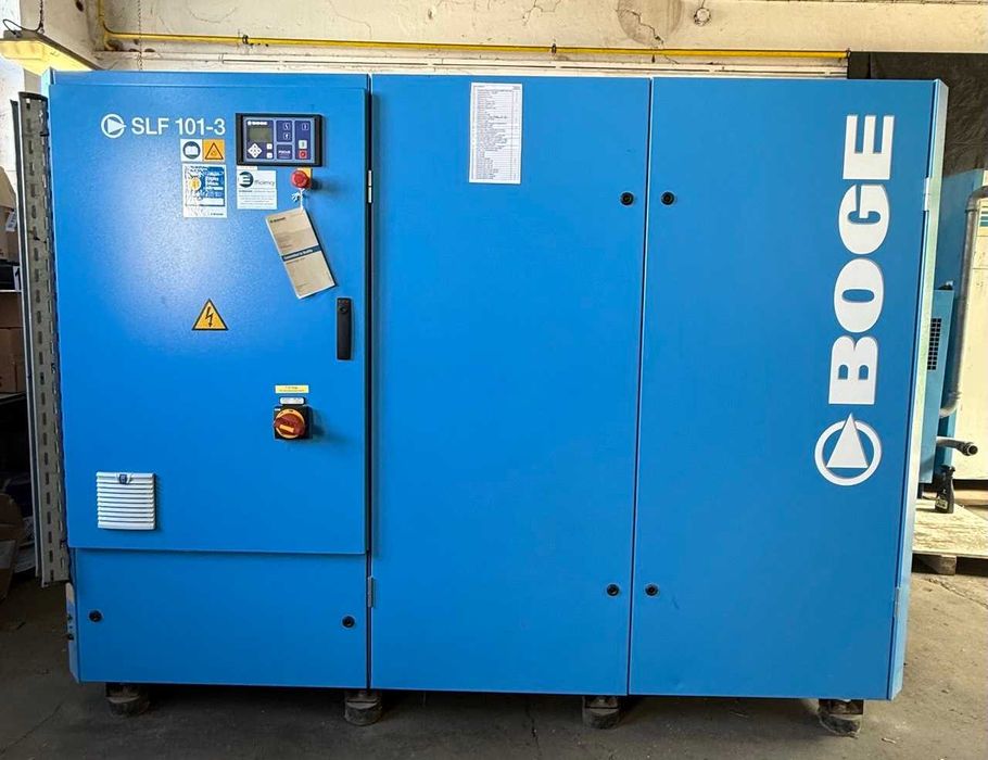Гвинтовий Компресор бу BOGE SLF 101-3, 75кВт / 13,96м3 із перетворювачем частоти VSD,
