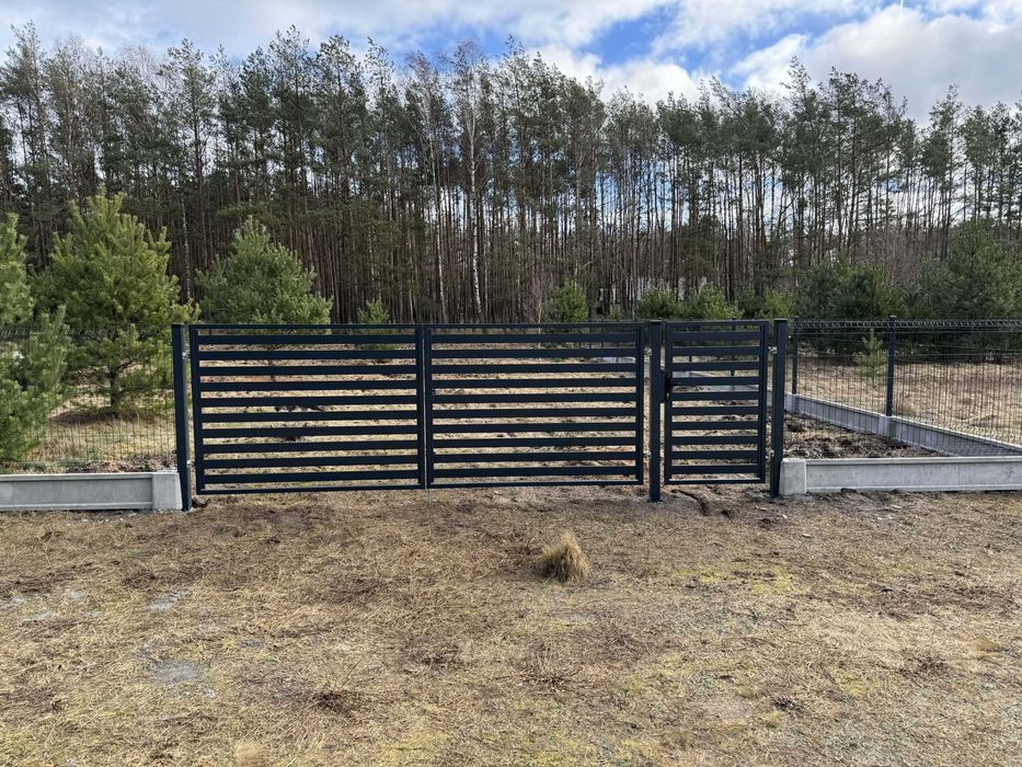 Płot panelowy 3D metalowy ze stali brama ogrodzenie wycena GRATIS