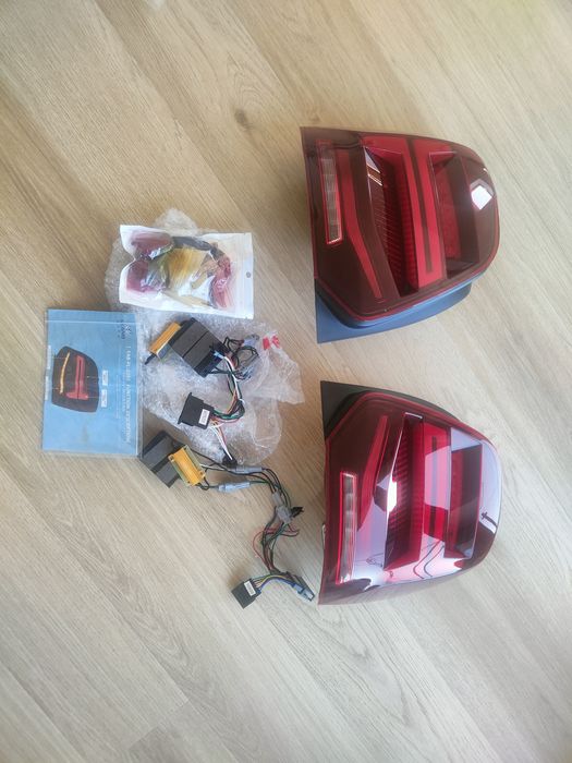 Nowe Lampy Tylne VW Polo 6R 2009-17 Full LED Pływające Kierunkowskazy