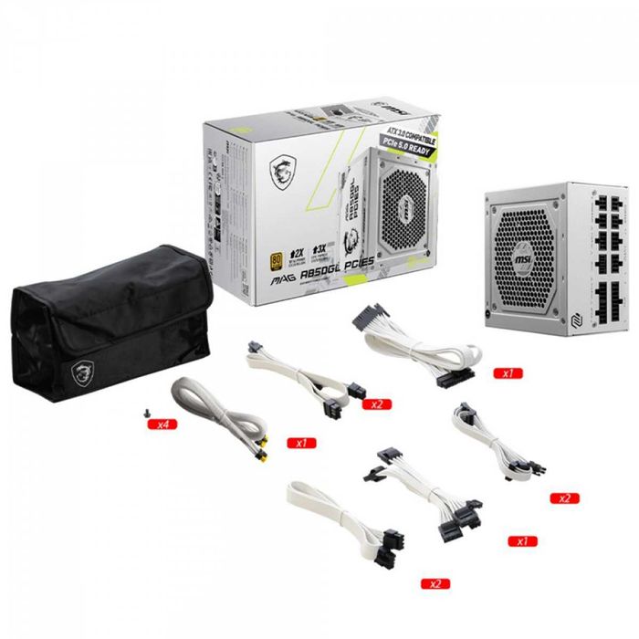 Fonte MSI MAG A850GL 850W 80+ Gold PCIE5 Full Modular