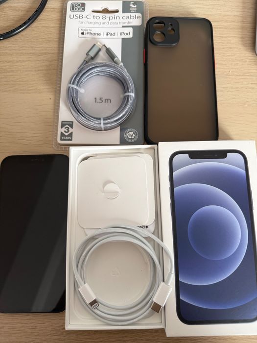 iPhone 12 64 GB | 86% bateria | oryginalny kabel + case