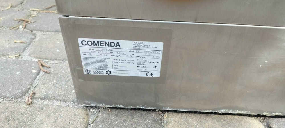 Zmywarka do szkła gastronomiczna COMENDA LBC215A