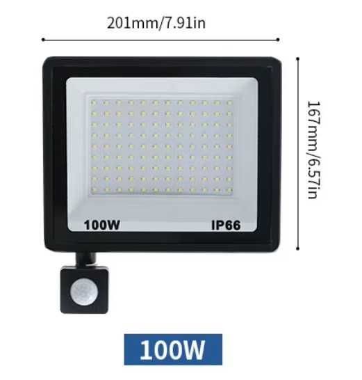 Holofote Projetor Led 50W, 100W e 300W 220VAC 4000K IP66