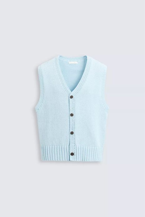 Вʼязана жилетка  Zara