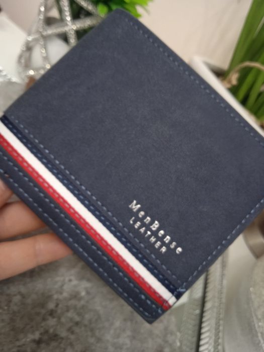 Portfel męski granatowy 12/9,5cm