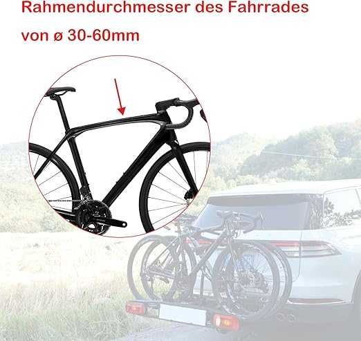 Uchwyt ramy TEOV, 1 do bagażnika rowerowego