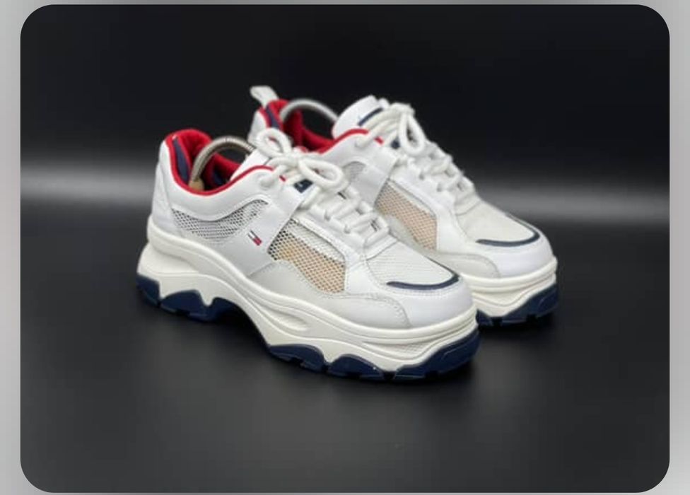 Кроссовки оригинал кожа Tommy Hilfiger женские