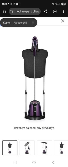 System do prasowania MOZANO ST 01 Steamer Ultra Care Fioletowy