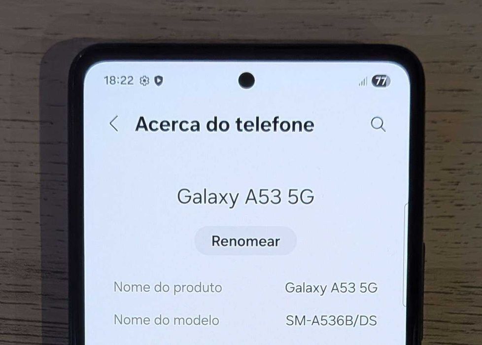 Samsung A53 5G 128GB Com Caixa + Capa – Ótimas Condições