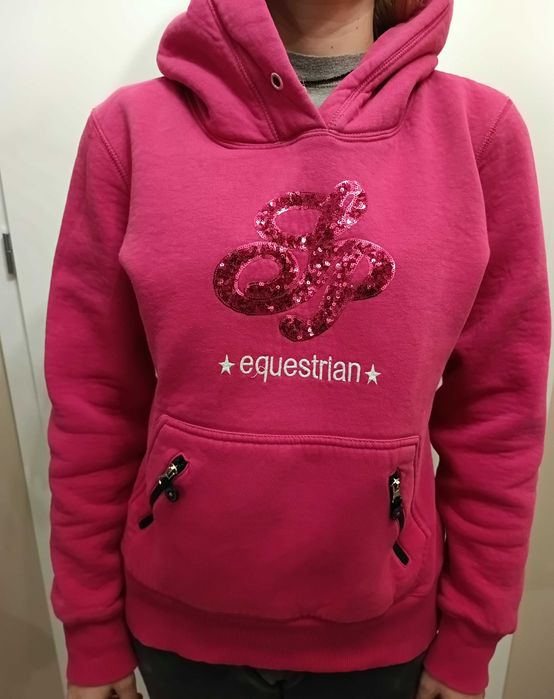 Bluza jeździecka SPOOKS equestrian różowa cekiny