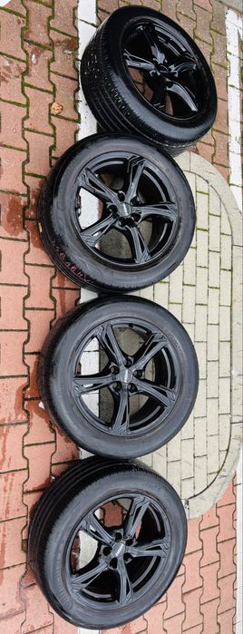 Czarne felgi Ronal i opony Continental letnie 225/55/18 Promocja !
