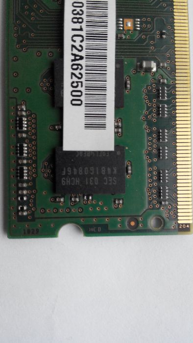 Оперативная память ноутбучная So-dimm DDR3-1333 1Gb Samsung