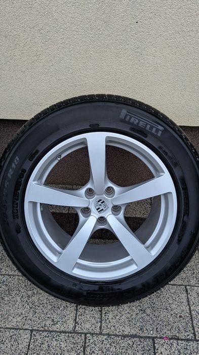 Felgi Porsche 18 Macan 5x112 opony całoroczne Pirelli