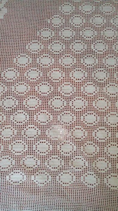 Linda toalha em crochet vintage Muito invulgar