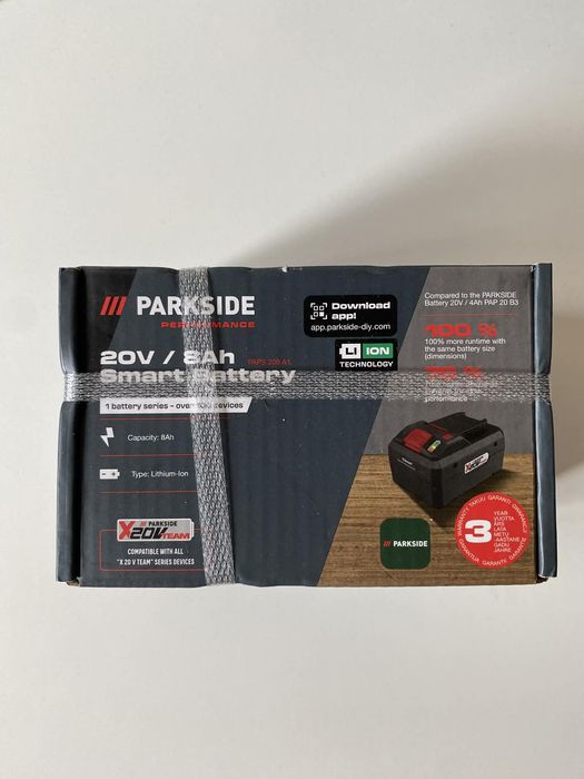 PARKSIDE PERFORMANCE® Akumulator litowo-jonowy Smart 20V, 8Ah Bateria