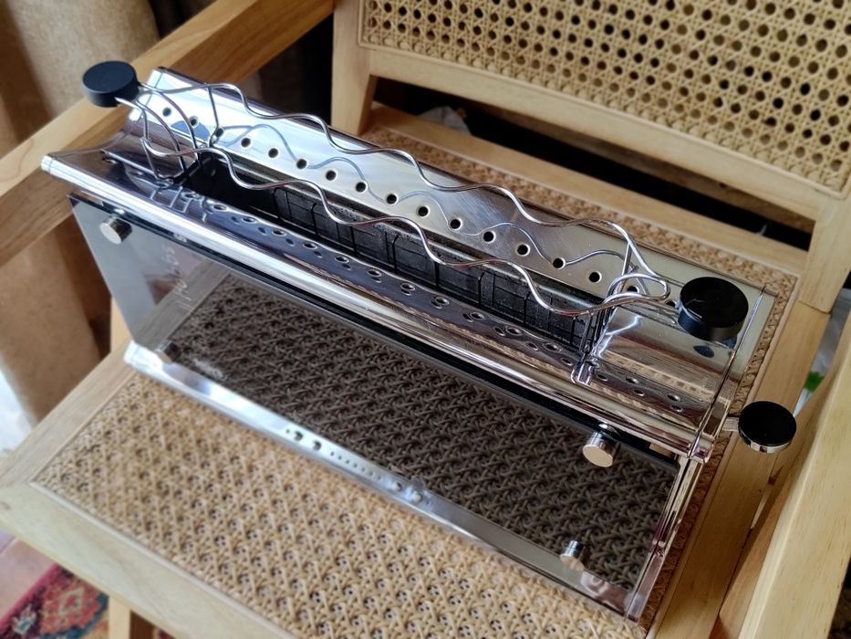 STYLOWY - Metalowy - Toster Russell Hobbs - Black Glass