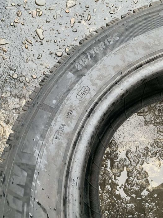 Шини 215/70 R15C пара Michelin  зима, 5,8мм 215 70 15C