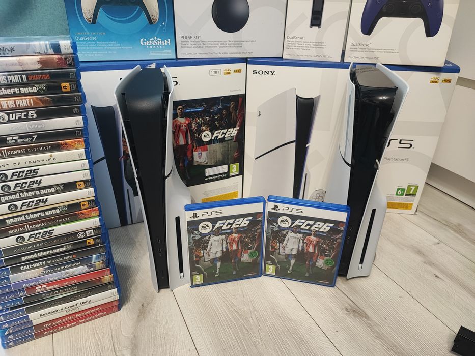 Sony PlayStation Ps5 Slim 1Tb + диск
