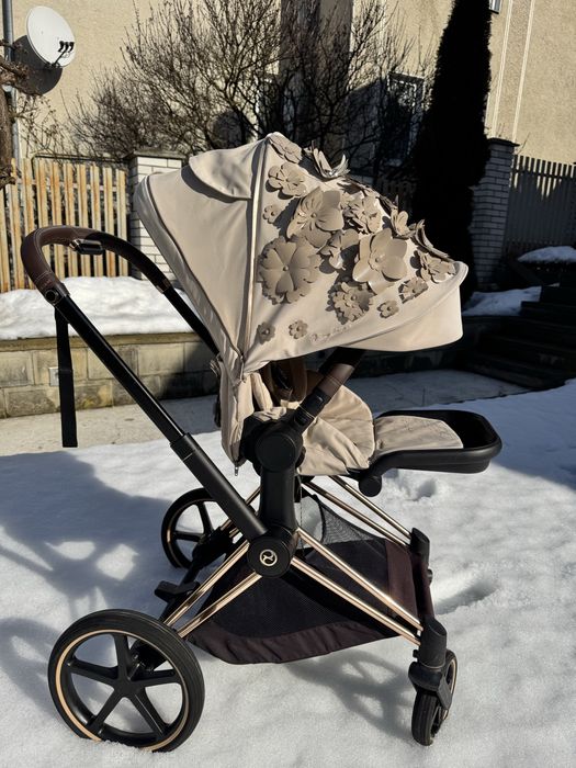 Візочок Cybex Priam Flovers Biege, rosegold