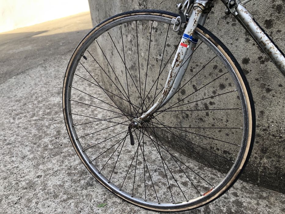 Bicicleta de corrida antiga