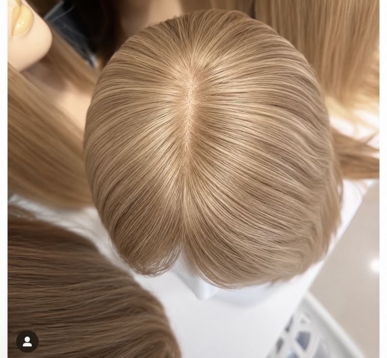Peruka włos europejski blond mix