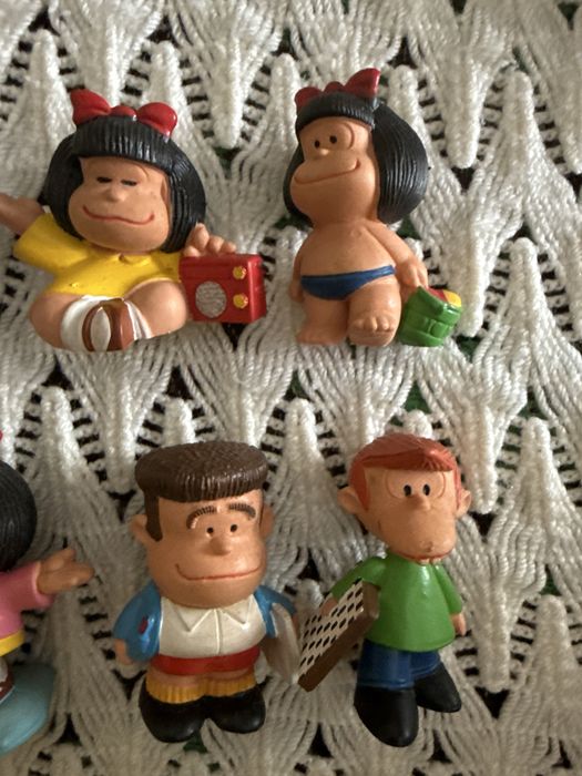 Bonecos Mafaldinha (Quino) vintage