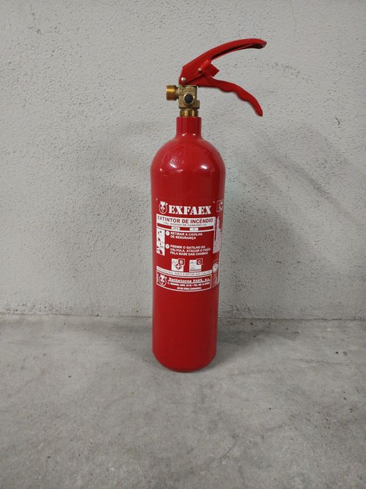 Extintores CO₂ 2Kg para aquário