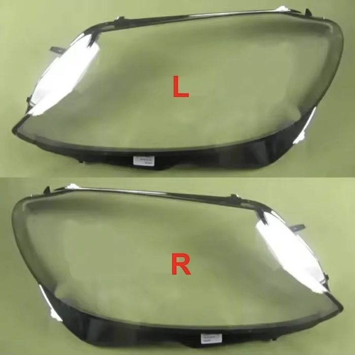 Vidro capa lente farol ótica mercedes classe C W205  facelift