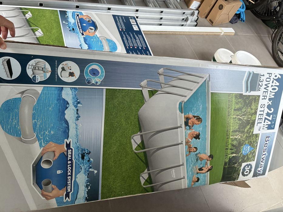 Piscina nova bestway 6.40 x 2.74 x 1.32